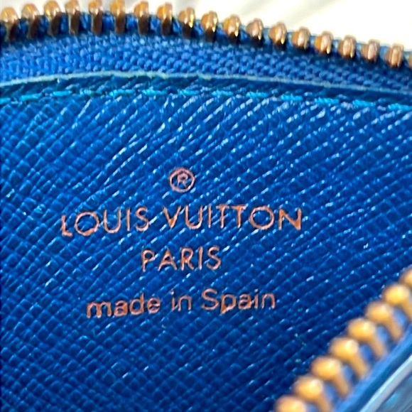 LOUIS VUITTON - Pochette Cles Epi Coin Purse CA0979 Blue Leather - Picture 10 of 12